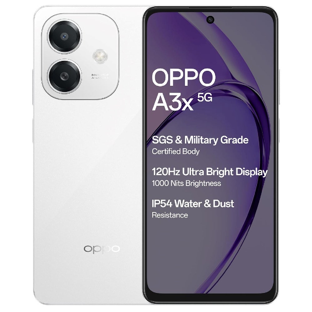 Oppo A Series A3x 5G Dual Sim Smartphone (4GB RAM, 128GB Storage