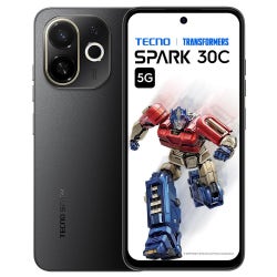 Tecno Spark 30C 5G (8GB RAM, 128GB Storage) Midnight Shadow