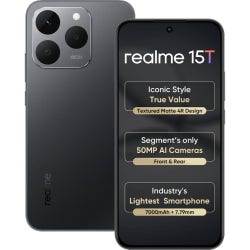 realme 15T 5G (12GB RM/256GB Storage) Suit Titanium