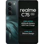 realme C75 5G (4GB RAM, 128GB Storage) Midnight Lily | 6000mAh Battery | MediaTek Dimensity 6300 | 32MP Rear Camera