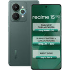 realme 15 5G (8GB RAM, 128GB Storage) Velvet Green | 7000mAh Battery with 80W Charge | MediaTek Dimensity 7300+ Processor | 50 MP Sony IMX882 AI main camera